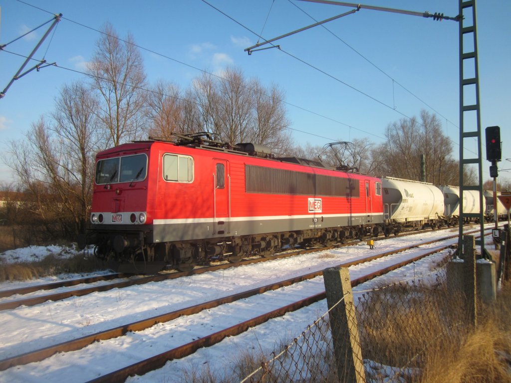 701 von der MEG in Wismar am 1.2.2012