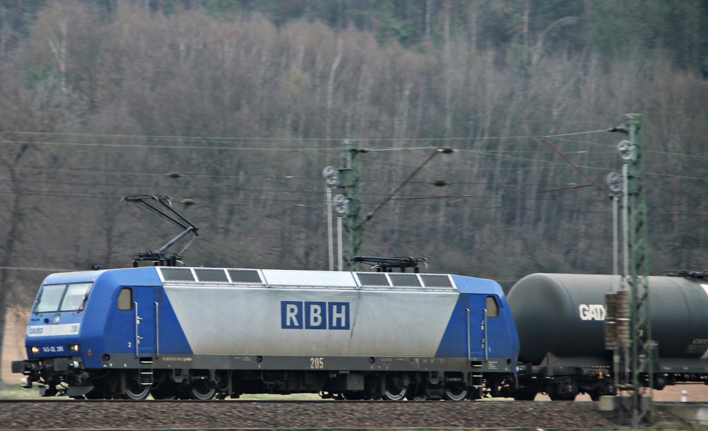 Die 145 CL-205 bei Fulda am 2.4.2012!