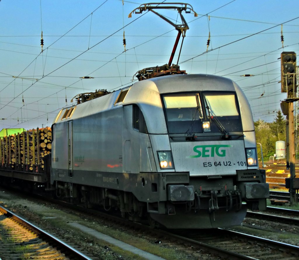 Die 182 601 am 23.4.2011 in Bad Kleinen