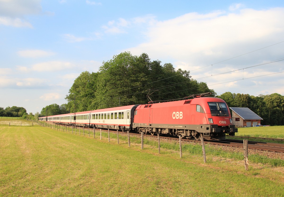 1116 140-3 aus M�nchen kommend am 24. Mai 2014 bei Vogl.