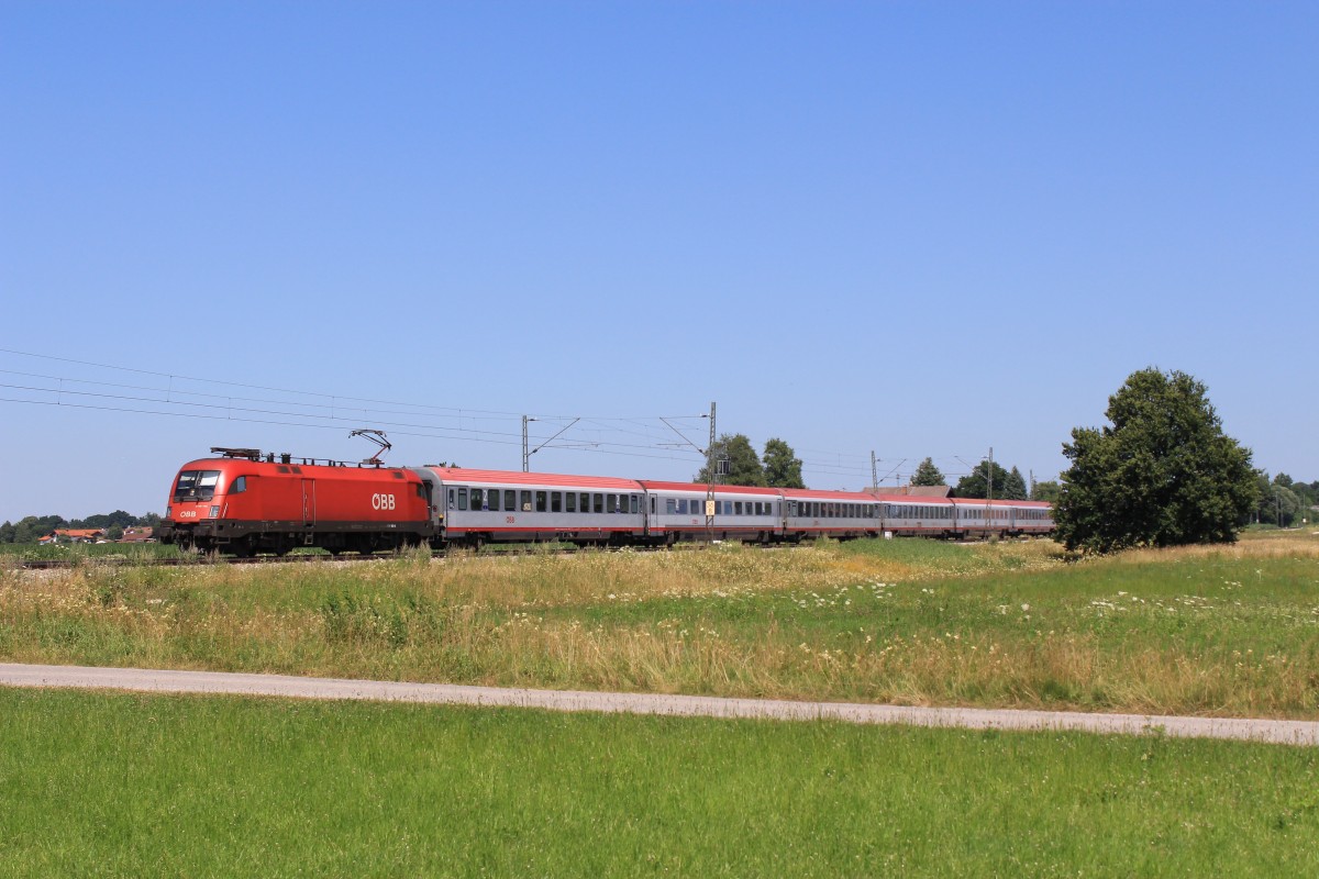 1116 145-4 am 21. Juli 2013 aus Salzburg kommend bei �bersee.