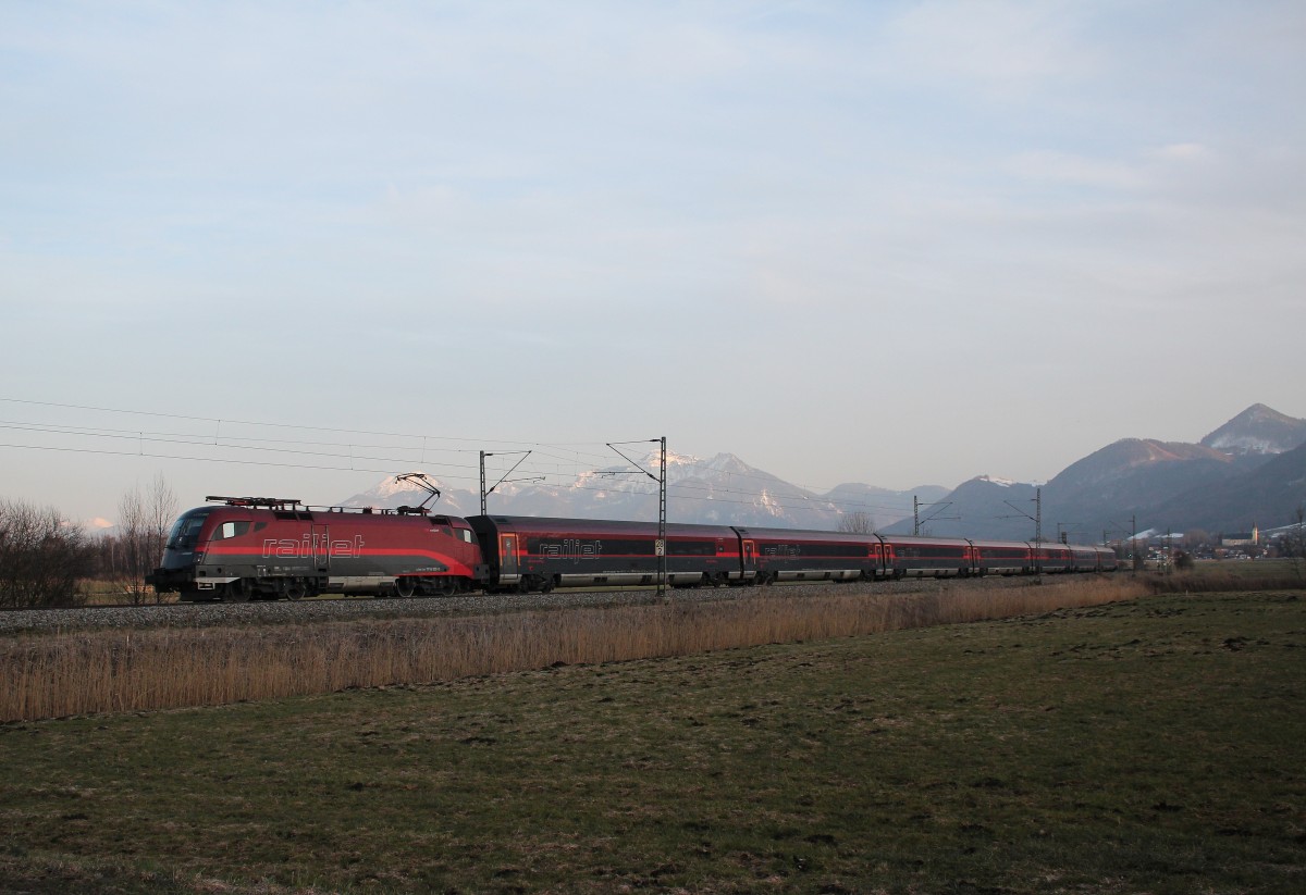 1116 202-1 am sp�ten Nachmittag des 9. M�rz 2015 bei Weisham.