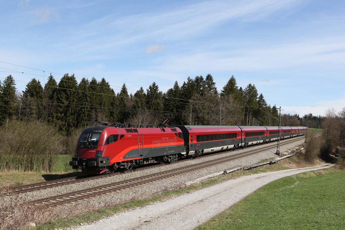 1116 235 am 7. April 2022 bei Grabenst�tt im Chiemgau.