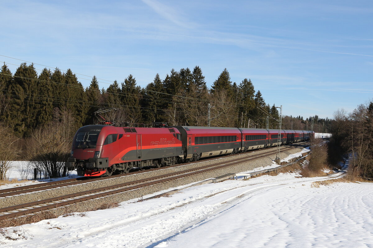 1116 247 am 27. Januar 2022 bei Grabenst�tt im Chiemgau.