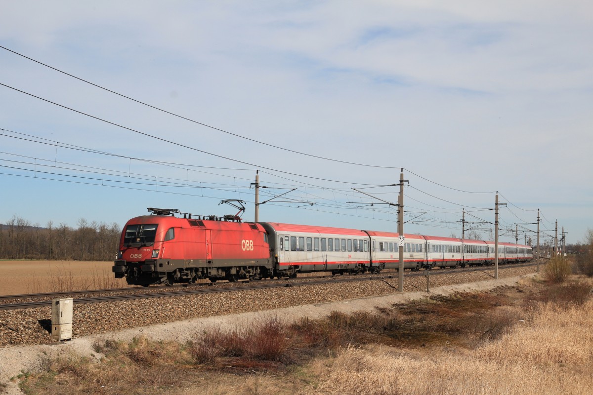 1116 272-6 am 20. M�rz 2014 aus St. P�lten kommend bei Gro�sierning.