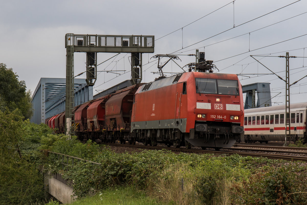 152 164-0 am 2. September 2016 in Hamburg-Wilhelmsburg.