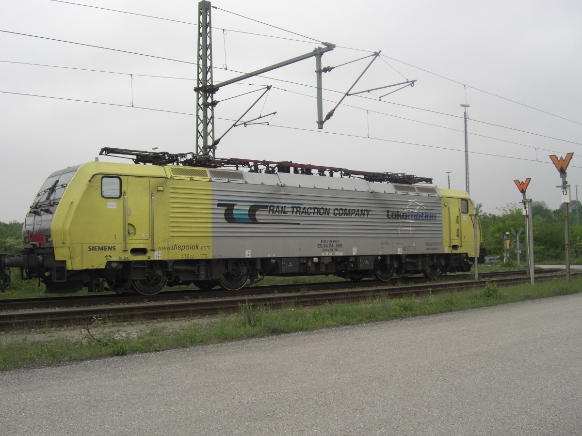 189 905-3 war am 15. Mai 2009 in M�nchen-Nord abgestellt.