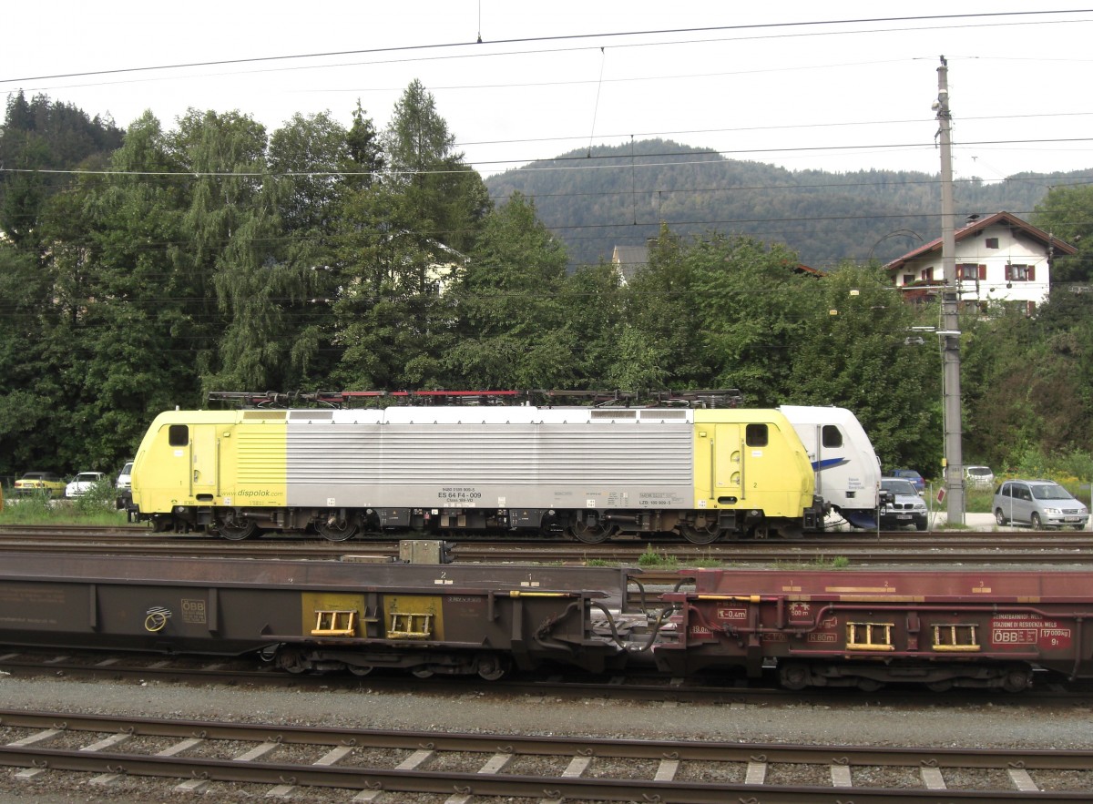 189 909-5 wartet am 19. September 2007 im Bahnhof von Kufstein auf den n�chsten Einsatz.