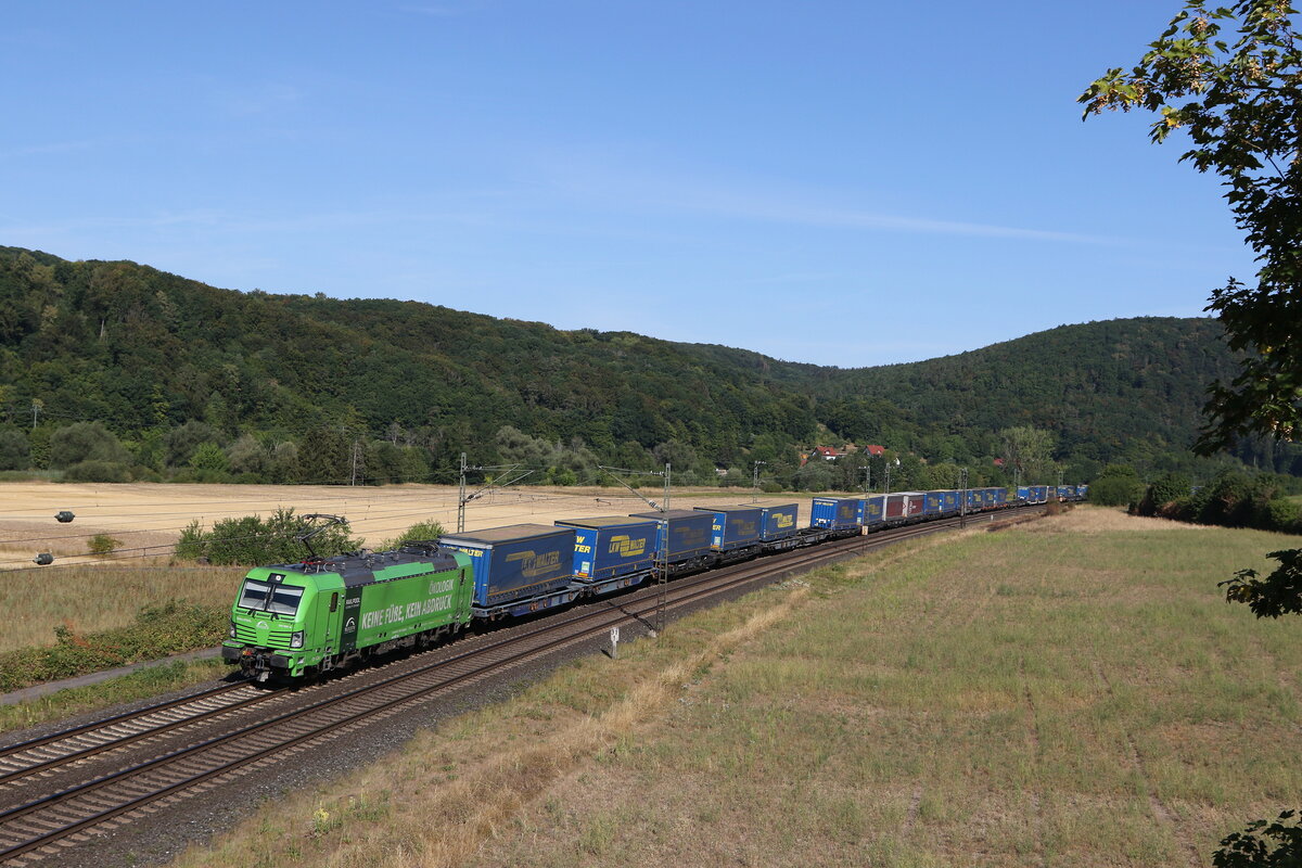 193 996  Keine F��e, kein Abdruck  mit dem  Walter-KLV2 aus Gem�nden kommend am 8. August 2022 bei Harrbaach am Main.