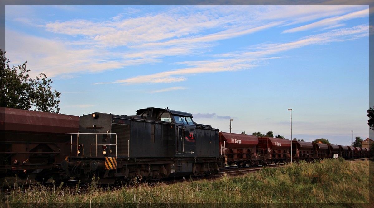 203 152 der EBM abgestellt in Möllenhagen am 24.09.2015