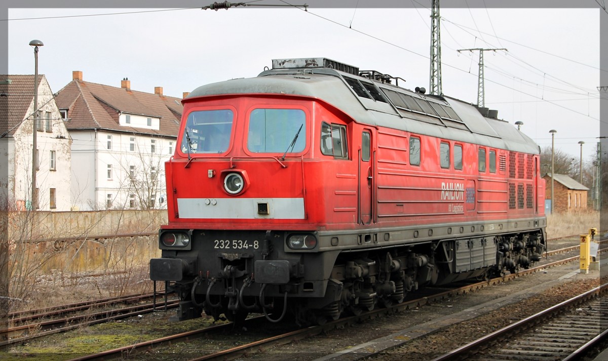 232 534 in Neubrandenburg abgestellt am 07.03.2013