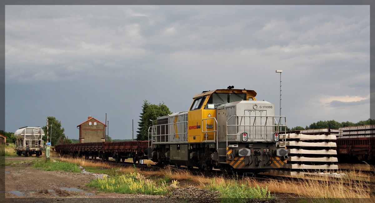 277 031 der LDS in Möllenhagen abgestellt am 08.07.2015