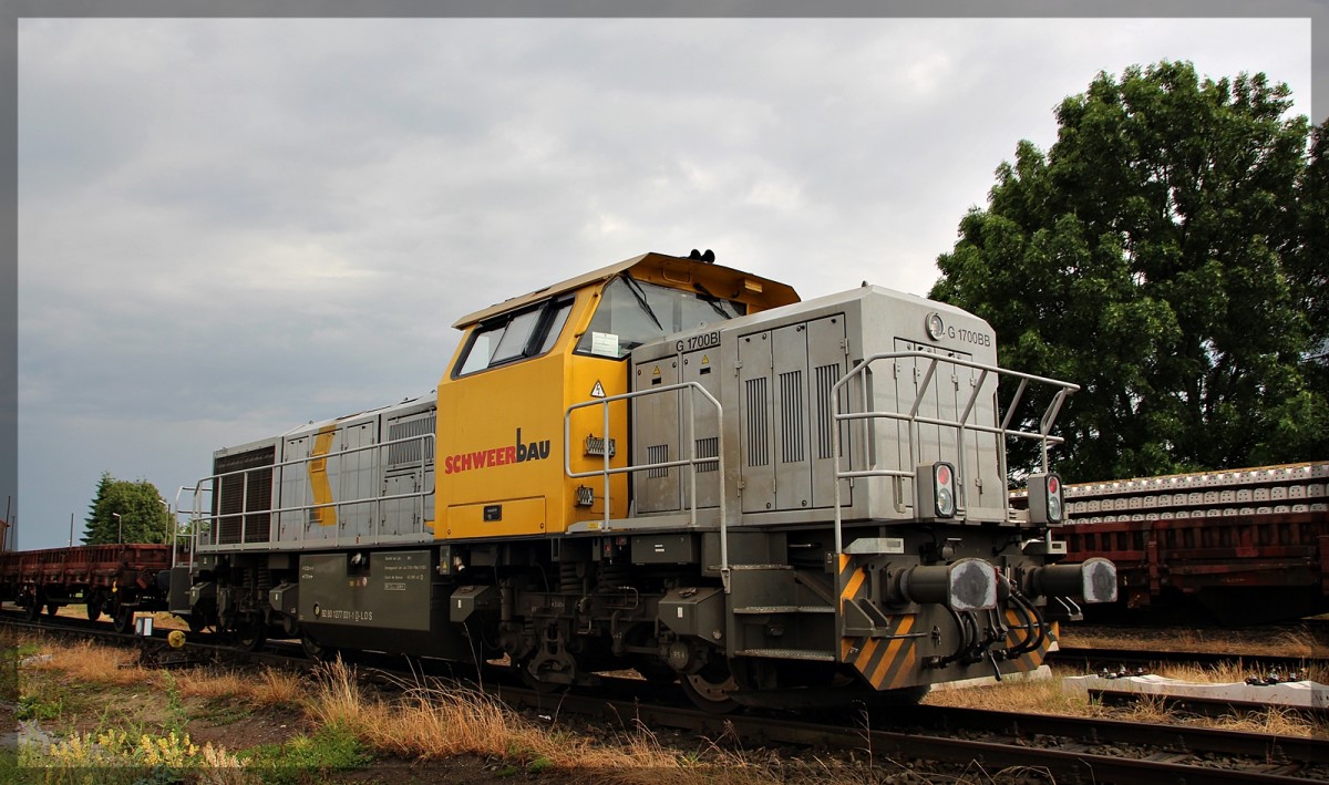 277 031 der LDS in Möllenhagen abgestellt am 08.07.2015