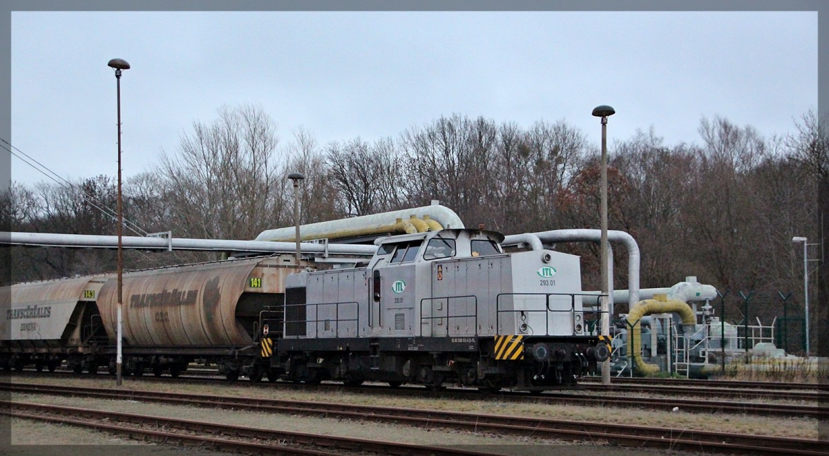 293.01 ( 293 512 ) der Captrain / ITL abgestellt am 14.12.2015
