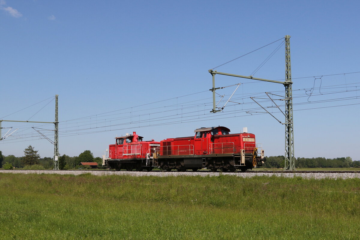 294 645 & 363 106 waren am 2. Juni 2021 bei �bersee am Chiemsee auf dem Weg nach Freilassing.