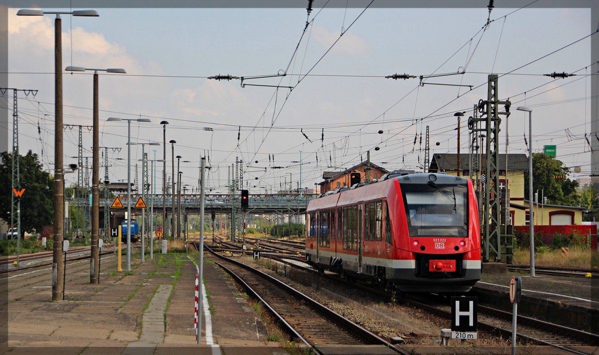 623 022 als RE von Bad Kleinen nach Pasewalk am 12.09.2015