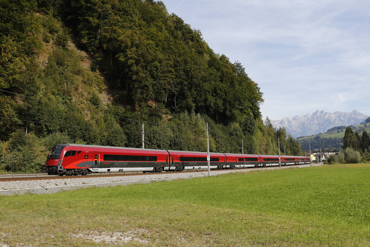 80.90 726 am 11. September aus Salzburg kommend kurz nach Bischofshofen.