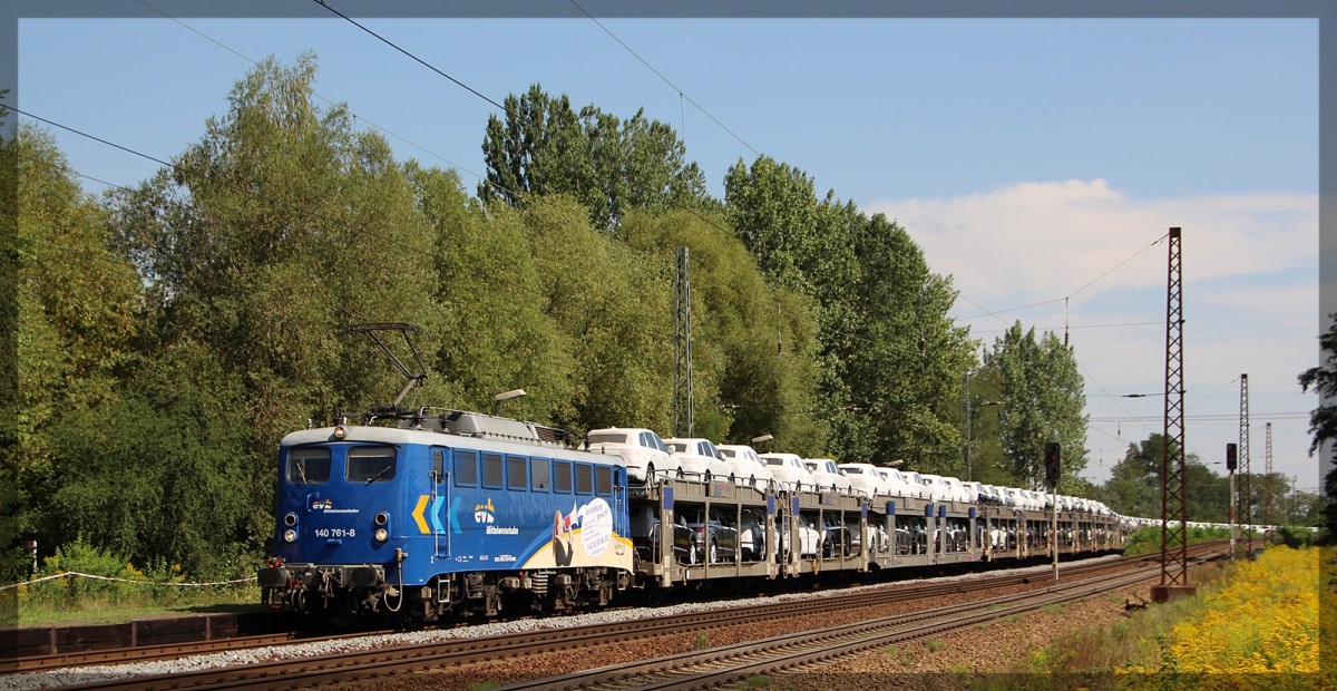 MWB 140 761 bei der Durchfahrt von Leipzig - Thekla am 21.08.2015