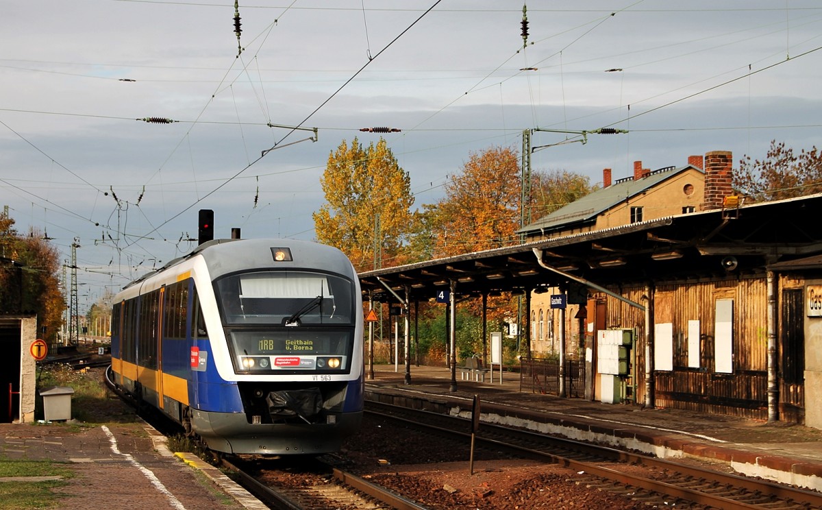 VT 563 in Gaschwitz am 21.10.2013