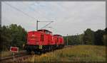 202 822 und 202 453 der WFL abgestellt in Neustrelitz am 04.10.2015