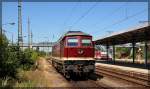 231 012 der WFL bei Rangierarbeiten in Neubrandenburg am 07.07.2015