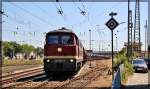 231 012 der WFL bei Rangierarbeiten in Neubrandenburg am 07.07.2015