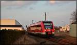 623 030 als RE4 in Richtung Pasewalk in Torgelow am 08.03.2016