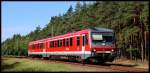 628 551 als RE4 nach Torgelow bei Torgelow am 15.09.15