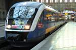 Der VT 563 der Mitteldeutschen Regiobahn ( ehemals M�rkische Regiobahn ) in Leipzig HBF am 29.10.2011