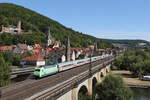 101 005  DEVK  mit dem  IC K�nigssee  aus W�rzburg kommend am 6.