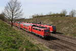 111 076 und 423 210 nebeneinander aus M�nchen kommen am 6.