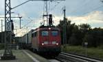 Die 140 353 in Hagenow Land am 8.7.2011