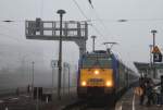 146 520 an einem nebligen Tag in Waren an der Müritz am 25.11.2014