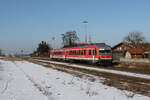 628 646 aus M�hldorf kommend am 21. Januar 2026 bei Pirach.