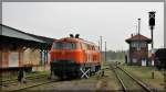 Die 225 099 (Lok 17) der BBL in Neustrelitz bei einer Pause am 25.04.2015