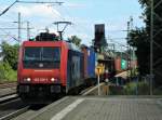 Die 482 036 der SBB in Ludwigslust am 9.7.2011