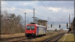 482 042 von SBB in Passow auf dem Weg in Richtung Stendell am 22.03.2016